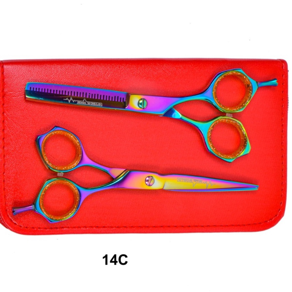 Professional Barber Hair beauty Shears kit/Salon Scissors Set Stainless